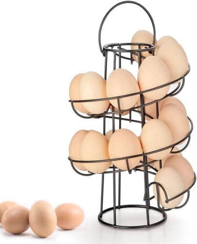 Spiral egg holder storage - egg,