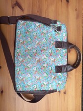 Paperchase laptop bag with pvc flower pattern Faux cath kidston with faulty zip