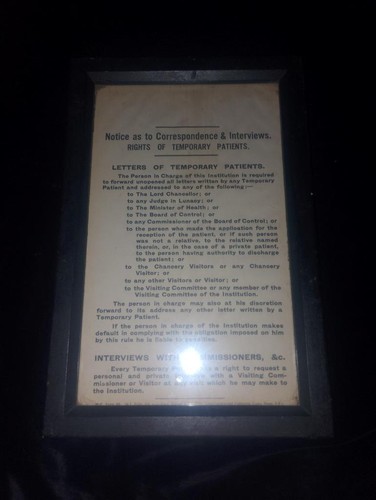 Antique mental hospital asylum