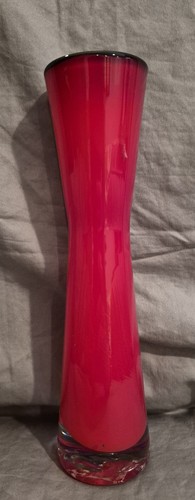 Handblown tall skinny red - handblown,