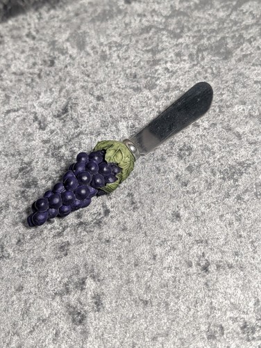 Purple grape cluster knife - grape,