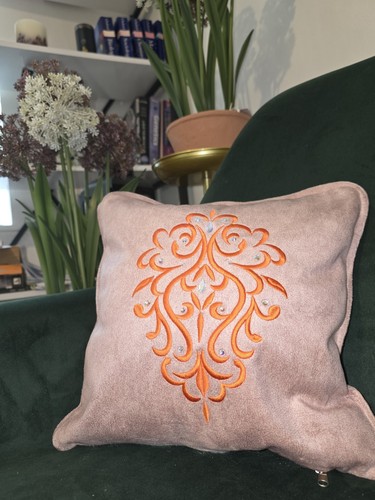 Handmade embroidered velvet - handmade,