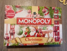 COMPLETE & VGC Christmas Monopoly Board Game - Limited Edition 