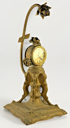 Antique gold cast miller - miller, lamp