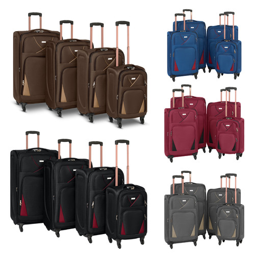 Suitcase set soft shell - suitcase,