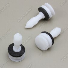 JAGUAR S AND X TYPE DOOR TRIM PANEL PLASTIC CLIPS X10 WHITE REPAIR PARTS