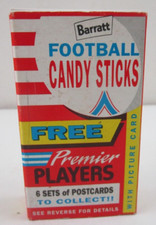 Barratt Premier Players Football Candy Sticks Empty Packet