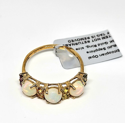 Ring genuine opal multi - ring,