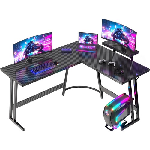 Shaped gaming desk - l,