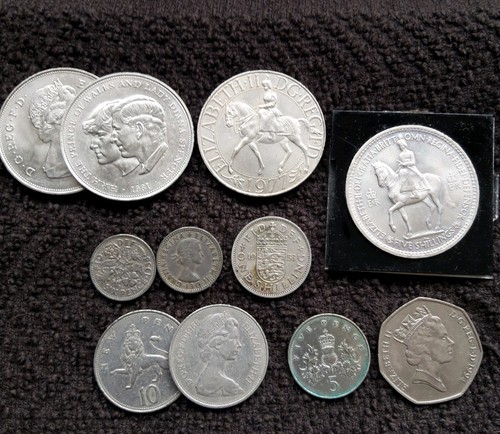 Assortment vintage coins - of,