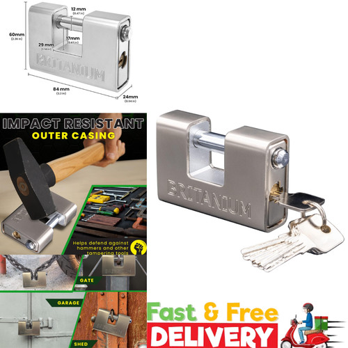 Heavy duty lock with - heavy,