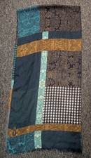 Versace 19V69 Multicoloured Patchwork Scarf 100% Polyester - #1007