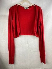 Banned bolero Size S Red Long Sleeve Open