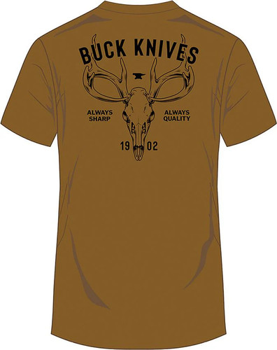 Buck knives skull logo - buck, t-shirt
