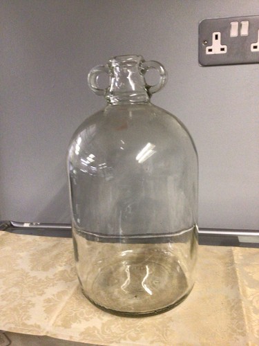 Vintage glass demi john - vintage,