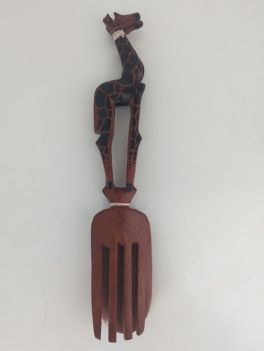 Wooden giraffe serving - giraffe,