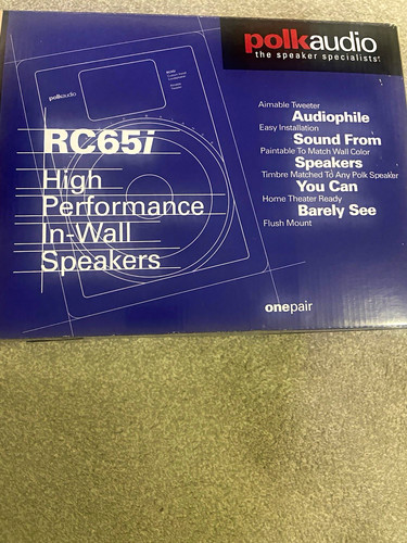 Polk audio rc65i 5in - audio, in-wall