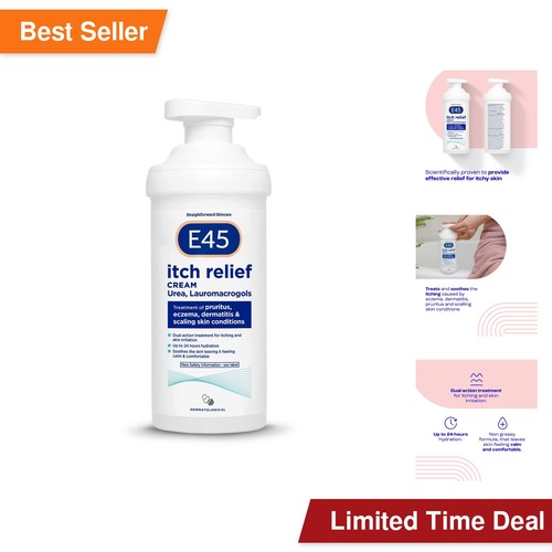 E45 itch relief cream 500g - cream, for
