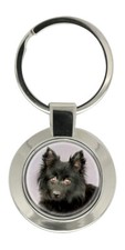 Schipperke Dog Key Ring