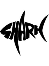 K41  S-Huge Shark Letters
