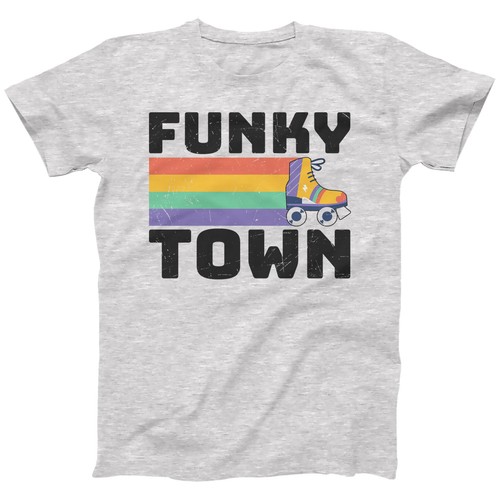 Funky town 90s roller skate - 90s,