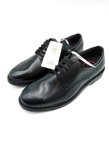Mens airflex leather derby - m&s,