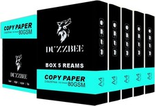 5 Ream 80gsm A4 Paper Ideal