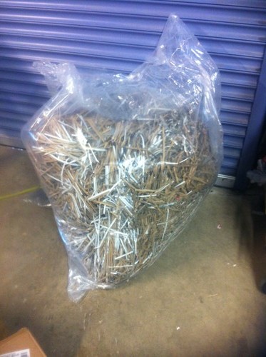 Recycled cardboard shavings - cardboard,