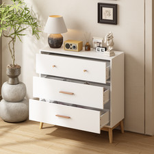 Small Space White 3-Drawer