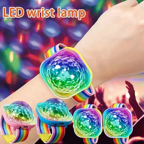 Colorful disco ball - ball, wristband