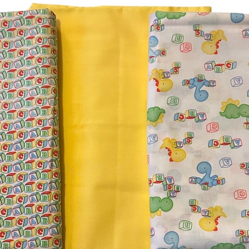Nursery cotton fabric - fabric, bundle
