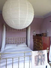 Beautiful antique half tester bed