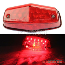 Motorcycle Tail Light Red Rear