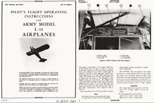 Piper Cub J-5 L-14 Super Cruiser Flight Handbook Ops Manuals Pilot Army 1940's
