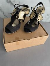 Love Label Gold/Black Shoes UK