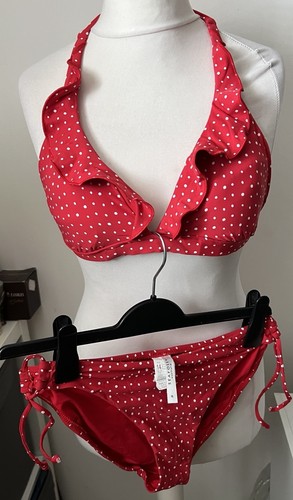 Seafolly red mixed bikini - red,
