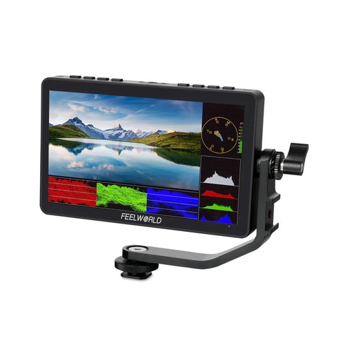 Feelworld f5pro camera - on,