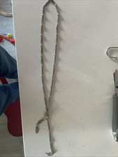 Silver Tone Trifari Rope Necklace