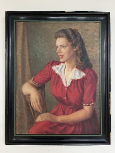 Large original vintage antique