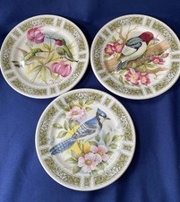 Heath Armorlite American Bird Series Set Of 3 Plates 20cm