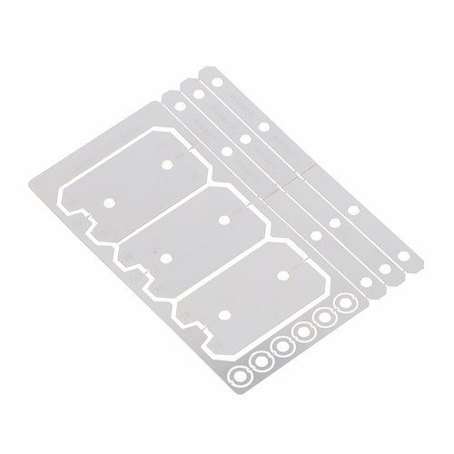 Steel etching saw blade set - steel,