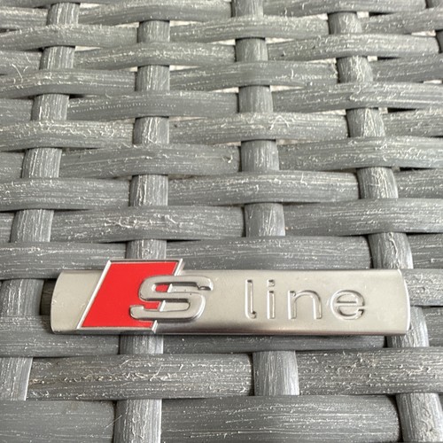Audi line metal badge - audi,