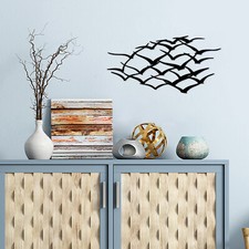 Flock of Birds Metal Wall Art