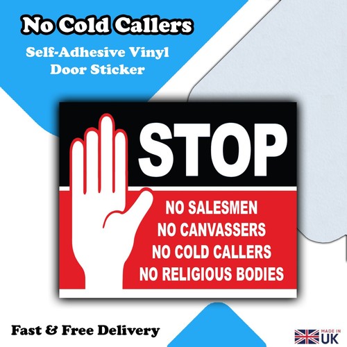 Salesmen canvassers cold - no, salesmen/canvassers/cold