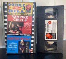 Horror Double Bill Vampire Circus/Countess Dracula Horror VHS ?? 