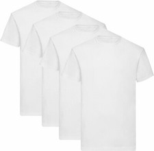 Mens 1/2/4 Pack TShirt White