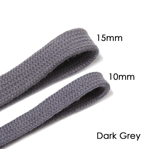 Flat cotton drawstring - drawstring, tape