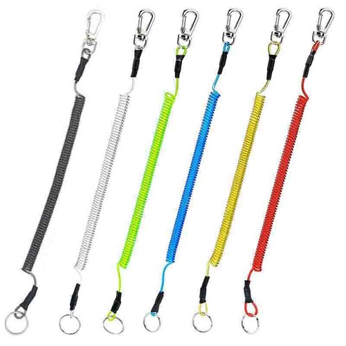 Spiral key chain - spiral, retractable