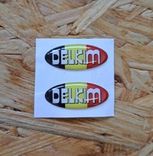 2× Delkim Sticker Set Decal NEW "BELGIUM/BELGIUM FLAG" TXI Plus Tx-i Plus