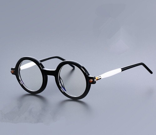 Retro black round - black, thick